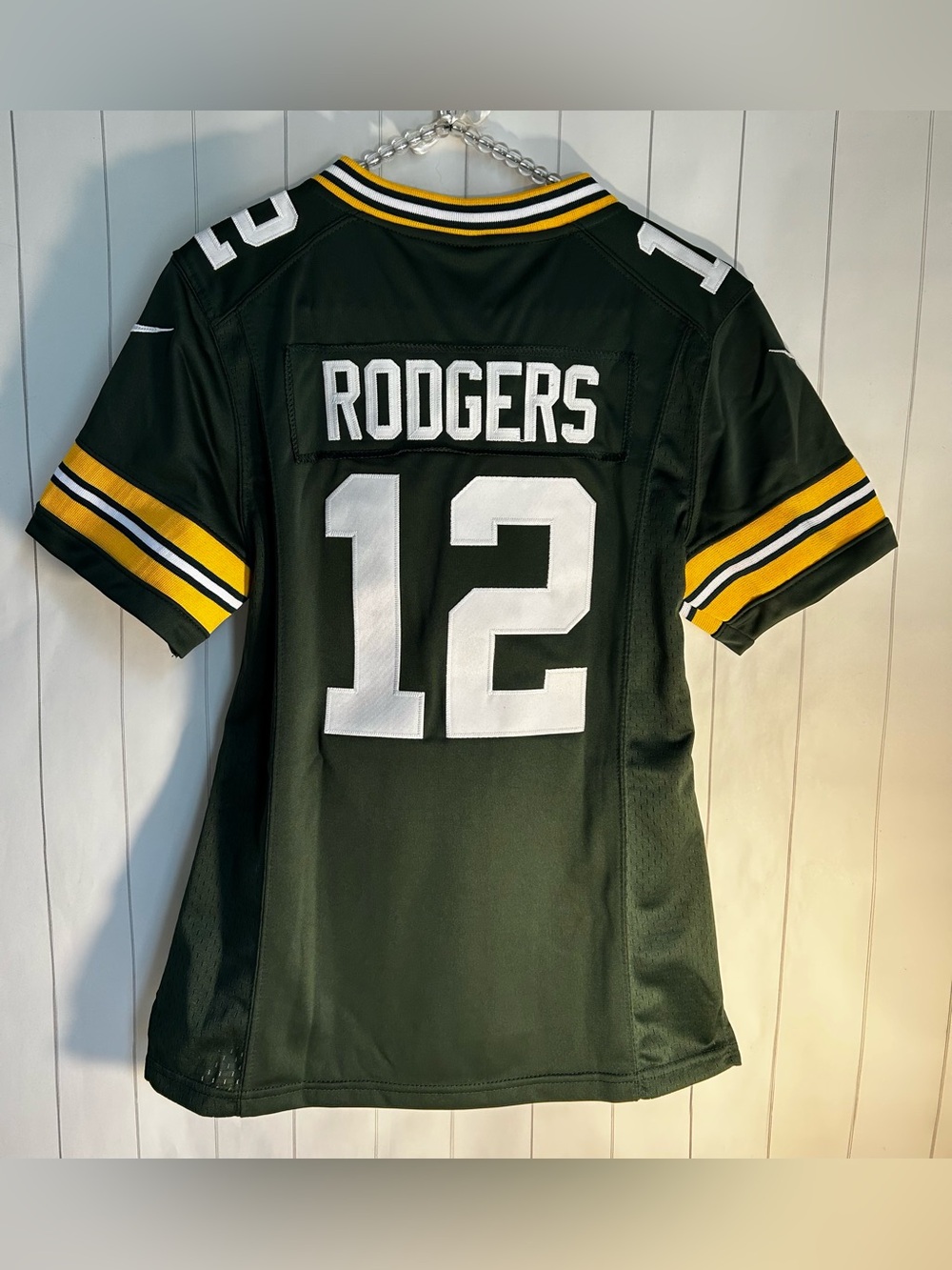 Aaron Rodgers Green Bay Packers Nike On Field Jersey Women’s Medium #12 NWT - Picture 5 of 14